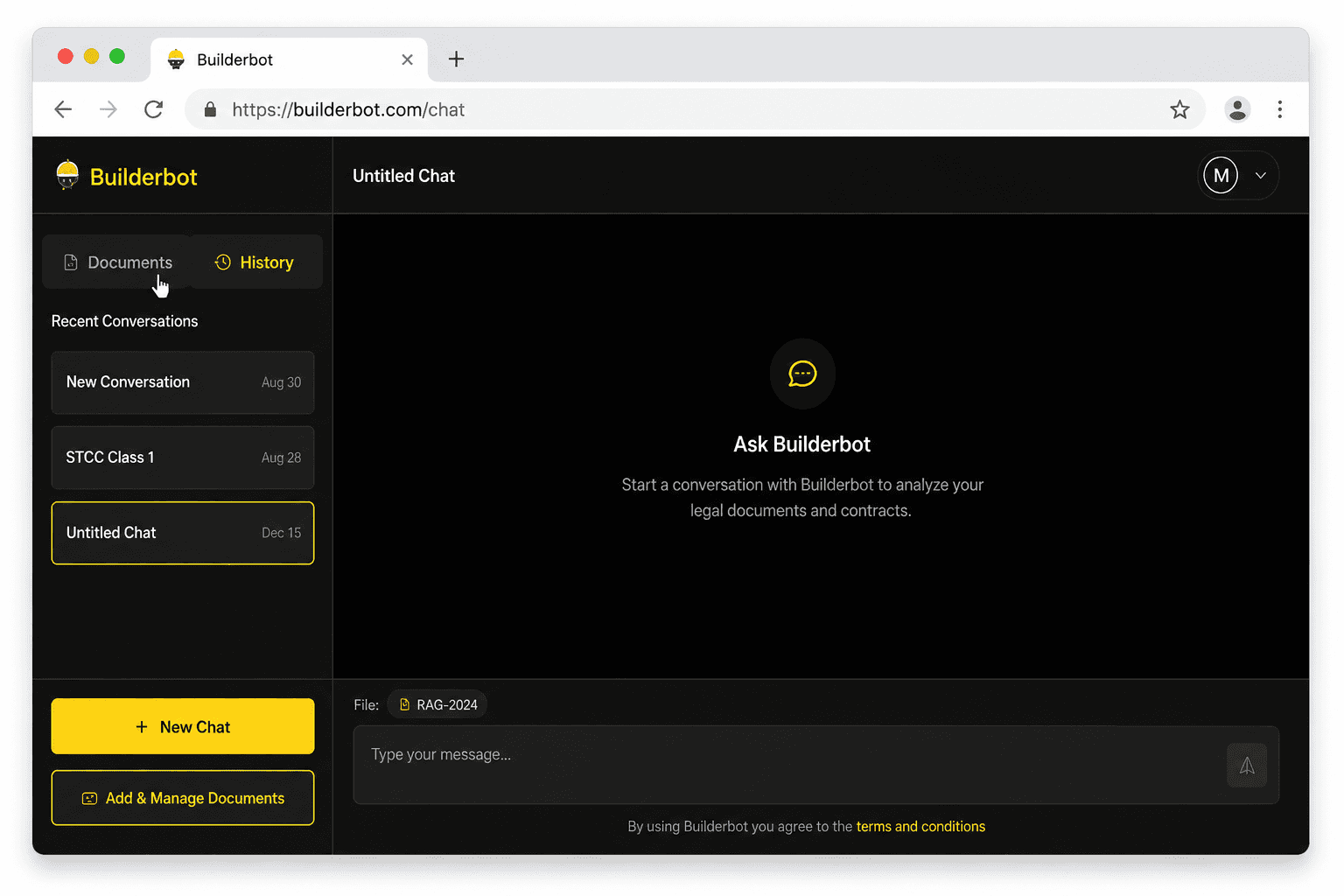BuilderBot.ai product preview
