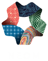 NEOM construction company logo on the Concolabs customer wall